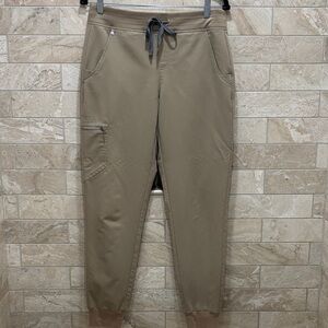 Figs Zamora Latte Jogger Pants Size Small